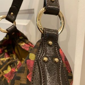Fendi Zucca Roses Satchel